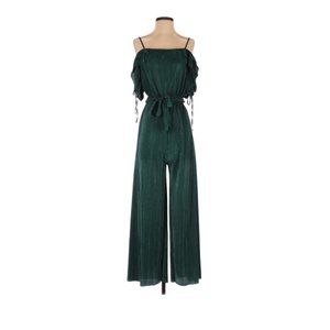 Zara royal green long Jumpsuit